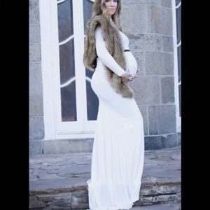 IVORY Maternity Photoshoot Gown